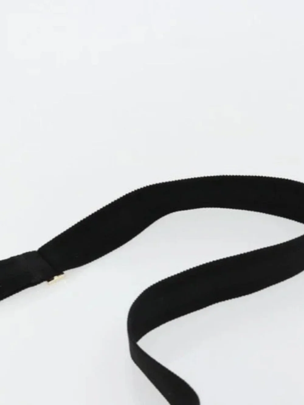 GUCCI GG Crystal Shoulder Bag Coated Canvas Black Gold 181092 Auth 182213 - Picture 6 of 16